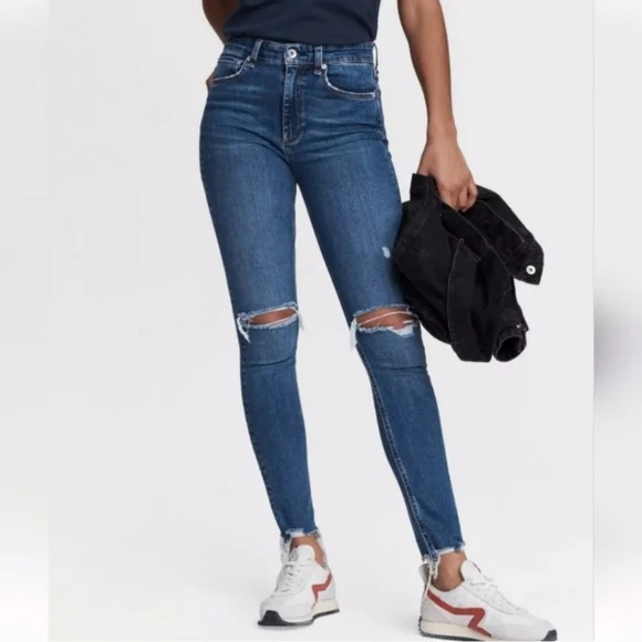 RAG AND BONE Nina High Rise Ankle Skinny Size 31 - Picture 1 of 16
